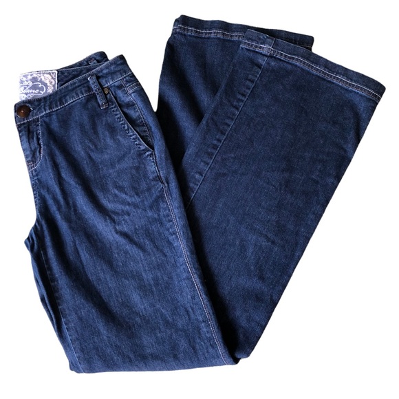 Women’s Low Rise Blanc Denim Jeans size 0 - Picture 3 of 6